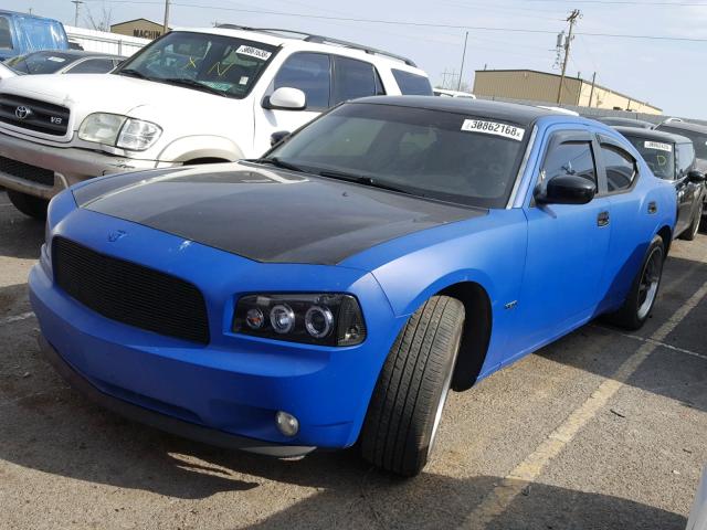 2B3KA53H56H215402 - 2006 DODGE CHARGER R/ BLUE photo 2