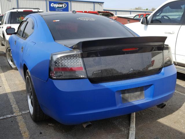 2B3KA53H56H215402 - 2006 DODGE CHARGER R/ BLUE photo 3