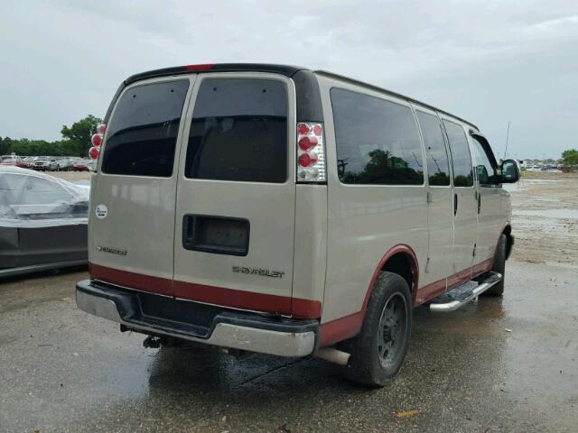 1GAHG35U831214057 - 2003 CHEVROLET EXPRESS G3 BEIGE photo 4