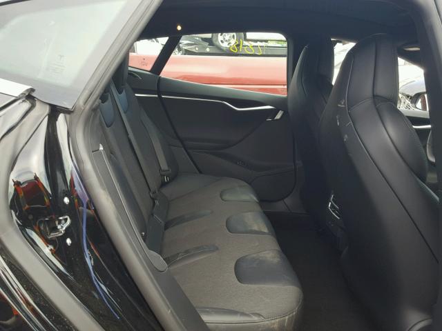 5YJSA1E17HF209682 - 2017 TESLA MODEL S BLACK photo 6