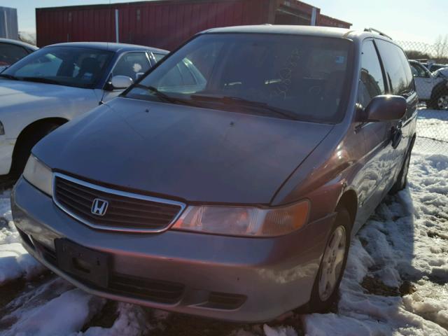 2HKRL1864XH537660 - 1999 HONDA ODYSSEY EX GRAY photo 2