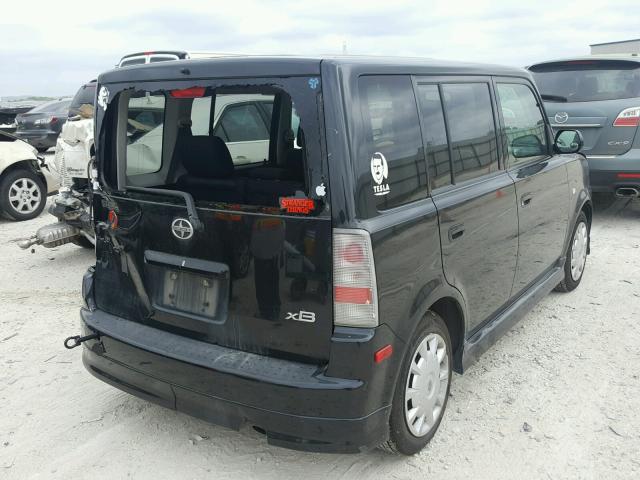 JTLKT324664087961 - 2006 TOYOTA SCION XB შავი ფოტო 4