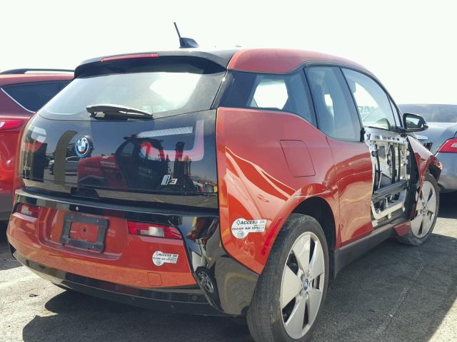 WBY1Z2C5XFV556128 - 2015 BMW I3 BEV ORANGE photo 4