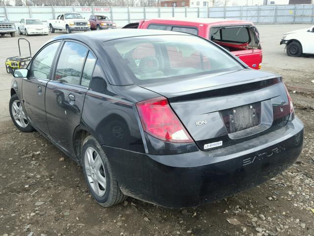 1G8AJ55F17Z138576 - 2007 SATURN ION LEVEL BLACK photo 3