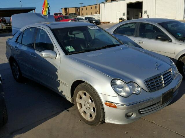 WDBRF54H46A843543 - 2006 MERCEDES-BENZ C GENERATI SILVER photo 1