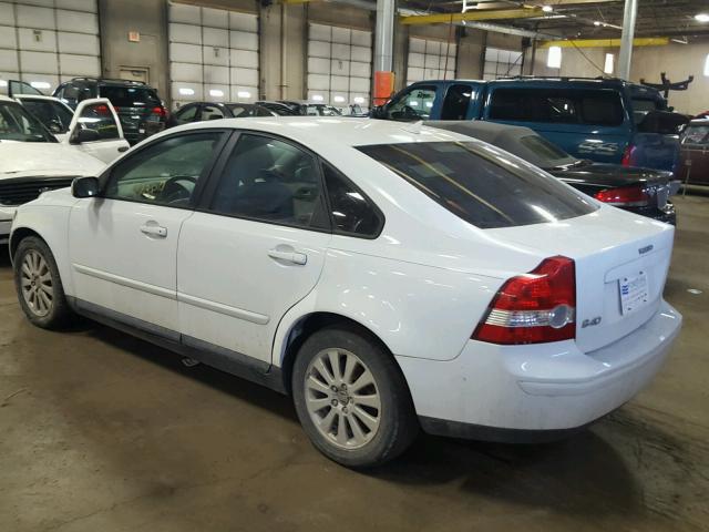 YV1MS381552074541 - 2005 VOLVO S40 2.4I WHITE photo 3