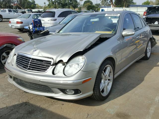 WDBUF76J33A280860 - 2003 MERCEDES-BENZ E 55 AMG SILVER photo 2