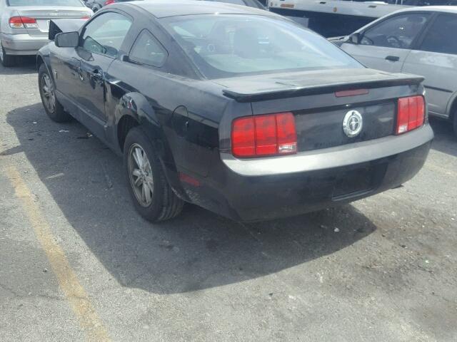 1ZVHT80N295127673 - 2009 FORD MUSTANG BLACK photo 3