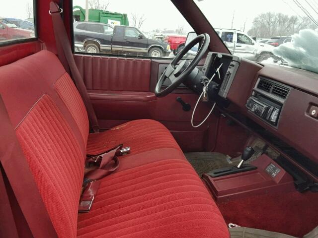 1GTCT14Z9M8506341 - 1991 GMC SONOMA RED photo 5