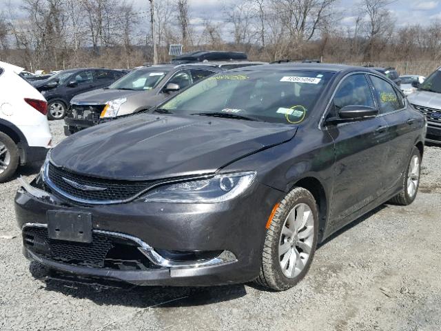 1C3CCCCB3FN501063 - 2015 CHRYSLER 200 C CHARCOAL photo 2