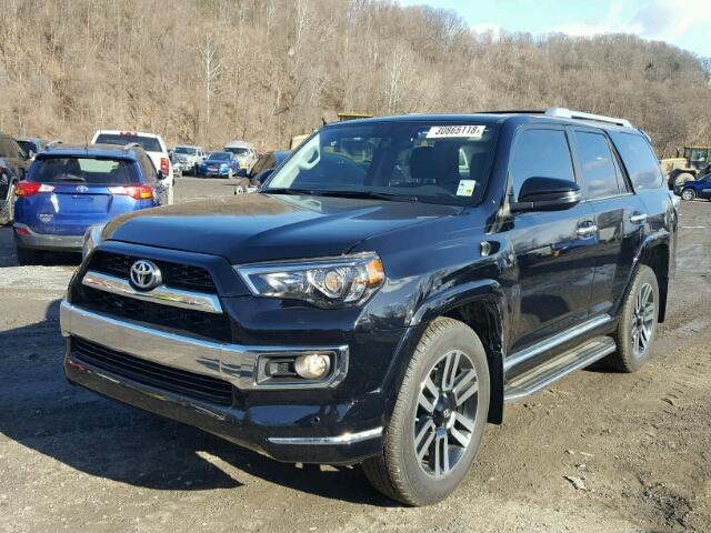 JTEBU5JR6G5338518 - 2016 TOYOTA 4RUNNER SR BLACK photo 2