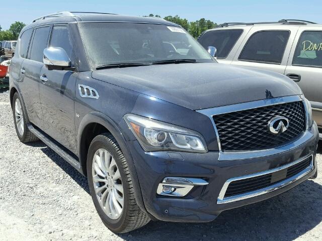 JN8AZ2NFXH9642188 - 2017 INFINITI QX80 BASE BLUE photo 1