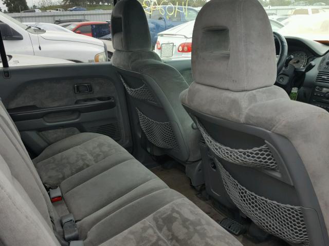 2HKYF18495H514504 - 2005 HONDA PILOT EX GRAY photo 6