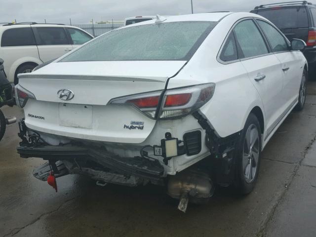 KMHE14L28GA031696 - 2016 HYUNDAI SONATA PLU WHITE photo 4