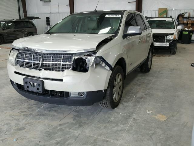 2LMDU88C27BJ23732 - 2007 LINCOLN MKX CREAM photo 2