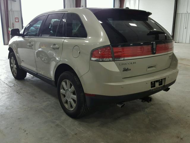 2LMDU88C27BJ23732 - 2007 LINCOLN MKX CREAM photo 3