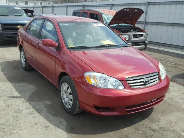 2T1BR32E54C290112 - 2004 TOYOTA COROLLA CE RED photo 1