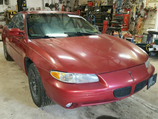 1G2WJ52M7WF263343 - 1998 PONTIAC GRAND PRIX BURGUNDY photo 1
