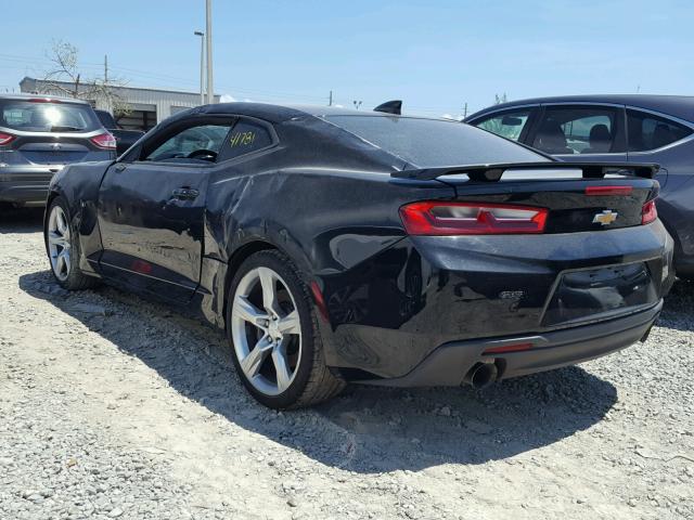 1G1FF1R72G0139130 - 2016 CHEVROLET CAMARO SS Negro foto 3