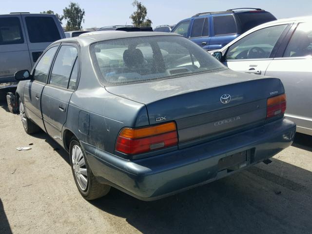 2T1AE09B0SC136003 - 1995 TOYOTA COROLLA LE BLUE photo 3