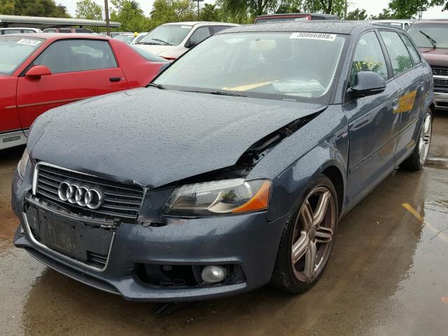 WAUKJAFM2AA122549 - 2010 AUDI A3 PREMIUM GRAY photo 2