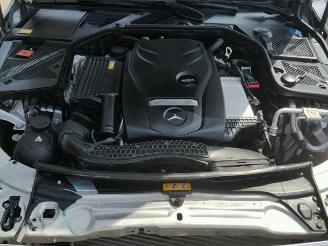 55SWF4KBXFU003513 - 2015 MERCEDES-BENZ C 300 4MAT SILVER photo 7