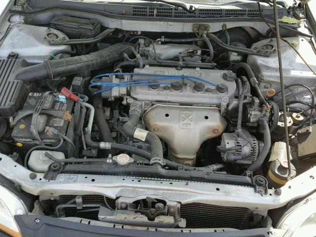 1HGCF86631A085399 - 2001 HONDA ACCORD VAL SILVER photo 7