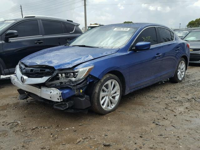 19UDE2F72GA010425 - 2016 ACURA ILX PREMIU BLUE photo 2