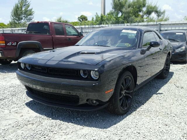 2C3CDZAG5HH592217 - 2017 DODGE CHALLENGER BLACK photo 2