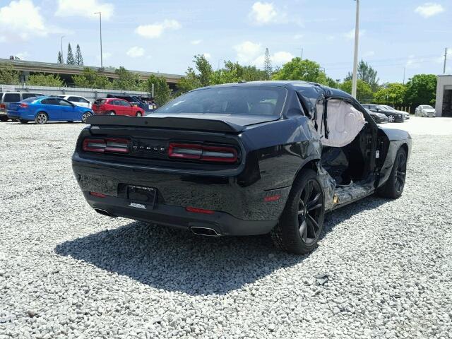 2C3CDZAG5HH592217 - 2017 DODGE CHALLENGER BLACK photo 4