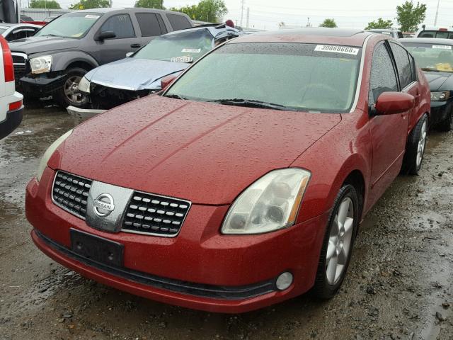 1N4BA41EX5C840435 - 2005 NISSAN MAXIMA SE RED photo 2