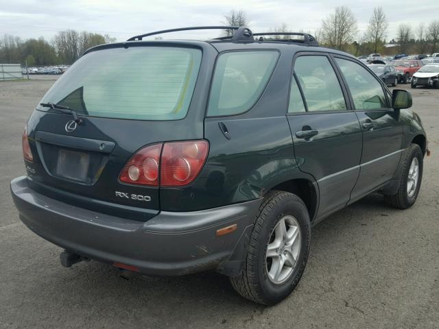 JT6HF10U2X0068635 - 1999 LEXUS RX 300 GREEN photo 4