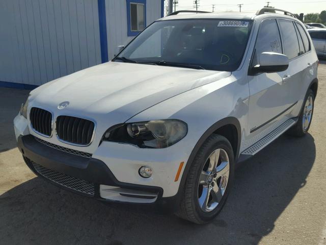 5UXFE43567L018925 - 2007 BMW X5 3.0I WHITE photo 2