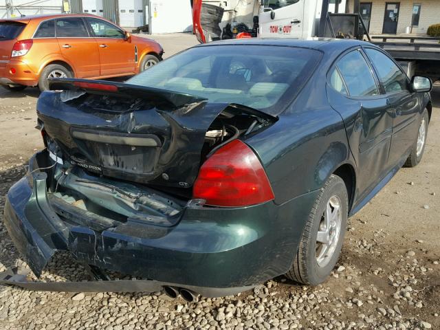 2G2WS522341327023 - 2004 PONTIAC GRAND PRIX Yaşıl foto 4