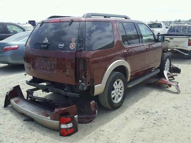 1FMEU74EX9UA40872 - 2009 FORD EXPLORER E MAROON photo 4