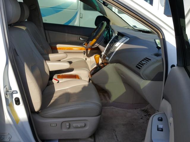 2T2GK31U37C025045 - 2007 LEXUS RX 350 WHITE photo 5