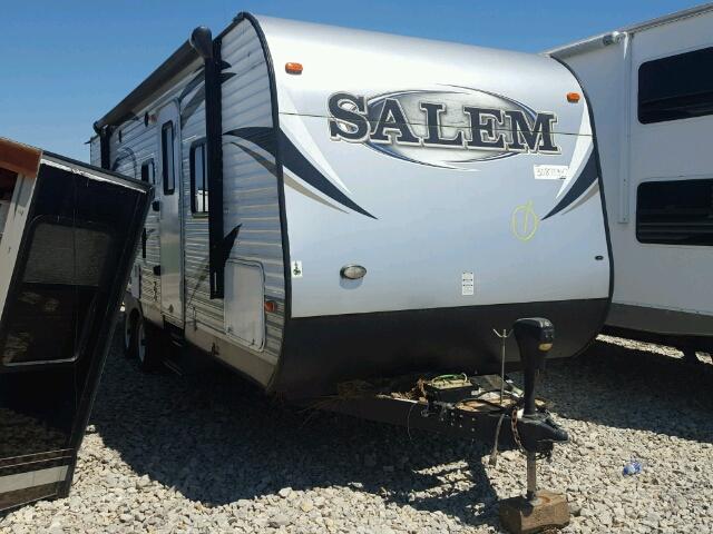 4X4TSMB27DA307530 - 2013 SALM CAMPER WHITE photo 1