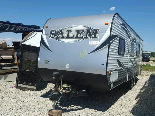 4X4TSMB27DA307530 - 2013 SALM CAMPER WHITE photo 2