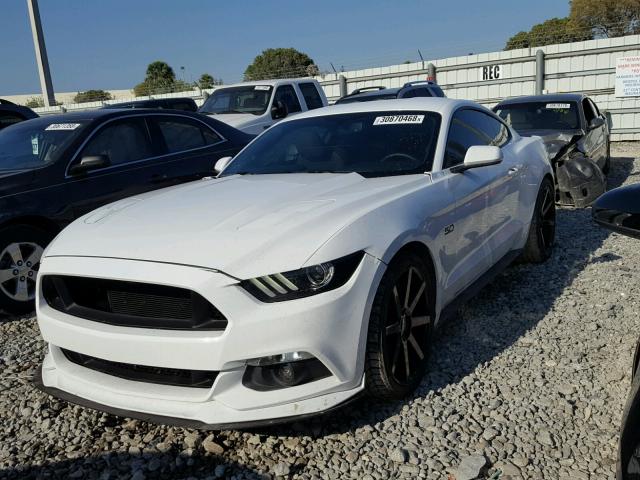 1FA6P8CF5G5220631 - 2016 FORD MUSTANG GT WHITE photo 2