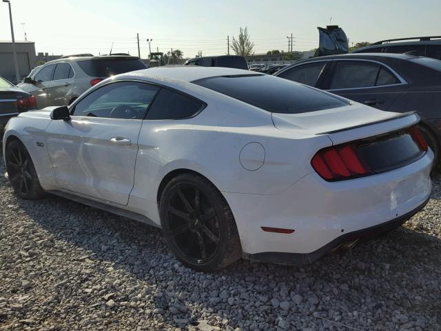 1FA6P8CF5G5220631 - 2016 FORD MUSTANG GT WHITE photo 3