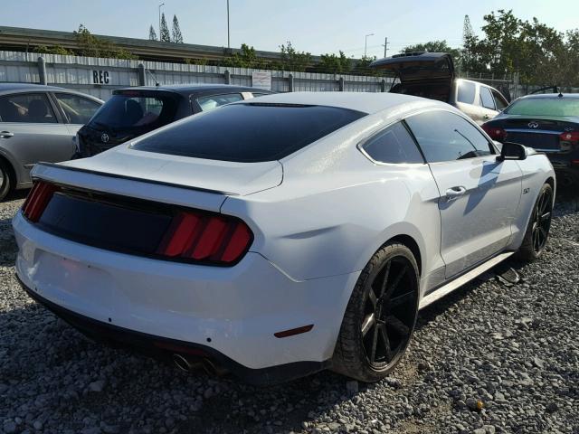 1FA6P8CF5G5220631 - 2016 FORD MUSTANG GT WHITE photo 4
