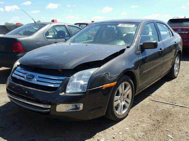 3FAFP08156R123066 - 2006 FORD FUSION SEL BLACK photo 2