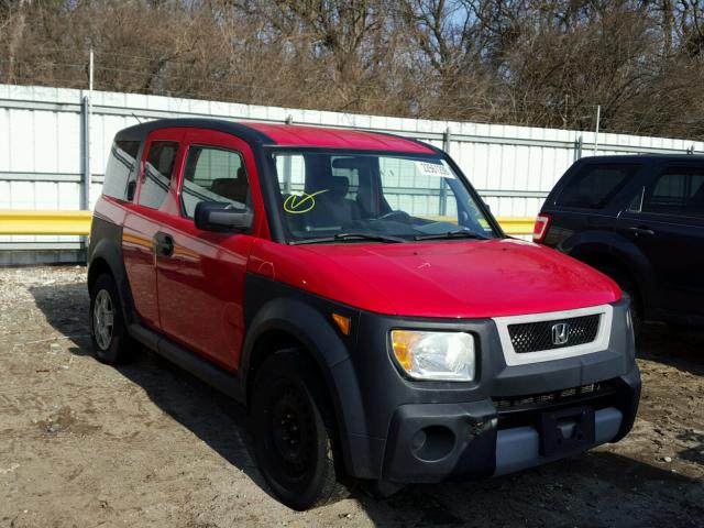 5J6YH28356L007257 - 2006 HONDA ELEMENT LX RED photo 1