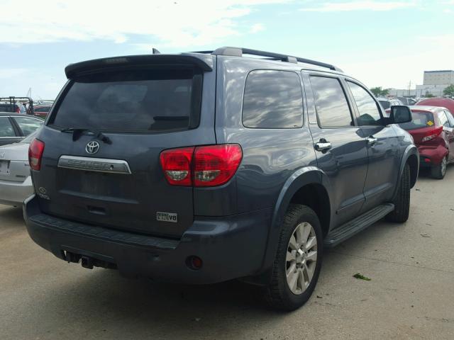 5TDYY5G16AS026737 - 2010 TOYOTA SEQUOIA PL GRAY photo 4