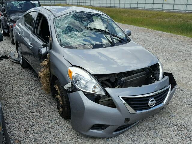 3N1CN7AP1EL847805 - 2014 NISSAN VERSA S/S SILVER photo 1