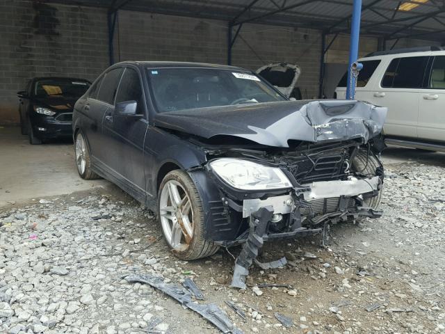 WDDGF4HB5EA961100 - 2014 MERCEDES-BENZ C 250 GRAY photo 1