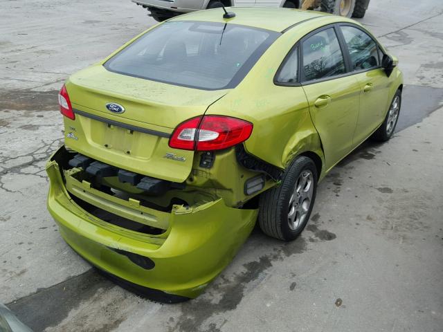 3FADP4CJ9CM171894 - 2012 FORD FIESTA SEL GREEN photo 4