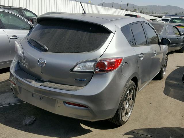 JM1BL1L80C1657130 - 2012 MAZDA 3 I GRAY photo 4