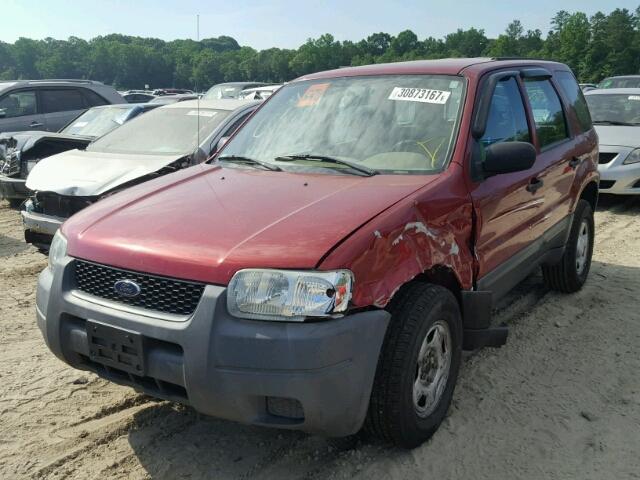 1FMYU02174DA18891 - 2004 FORD ESCAPE XLS RED photo 2