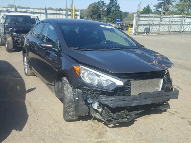 KNAFX4A67E5213731 - 2014 KIA FORTE LX BROWN photo 1